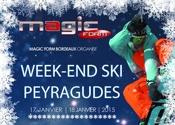 Week-End Ski à Peyragudes , salle de sport Bordeaux, magic form Bordeaux